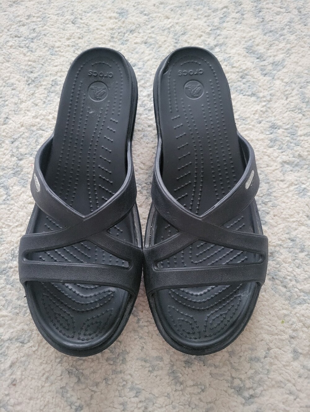 Crocs Wedge Sandals Size 11